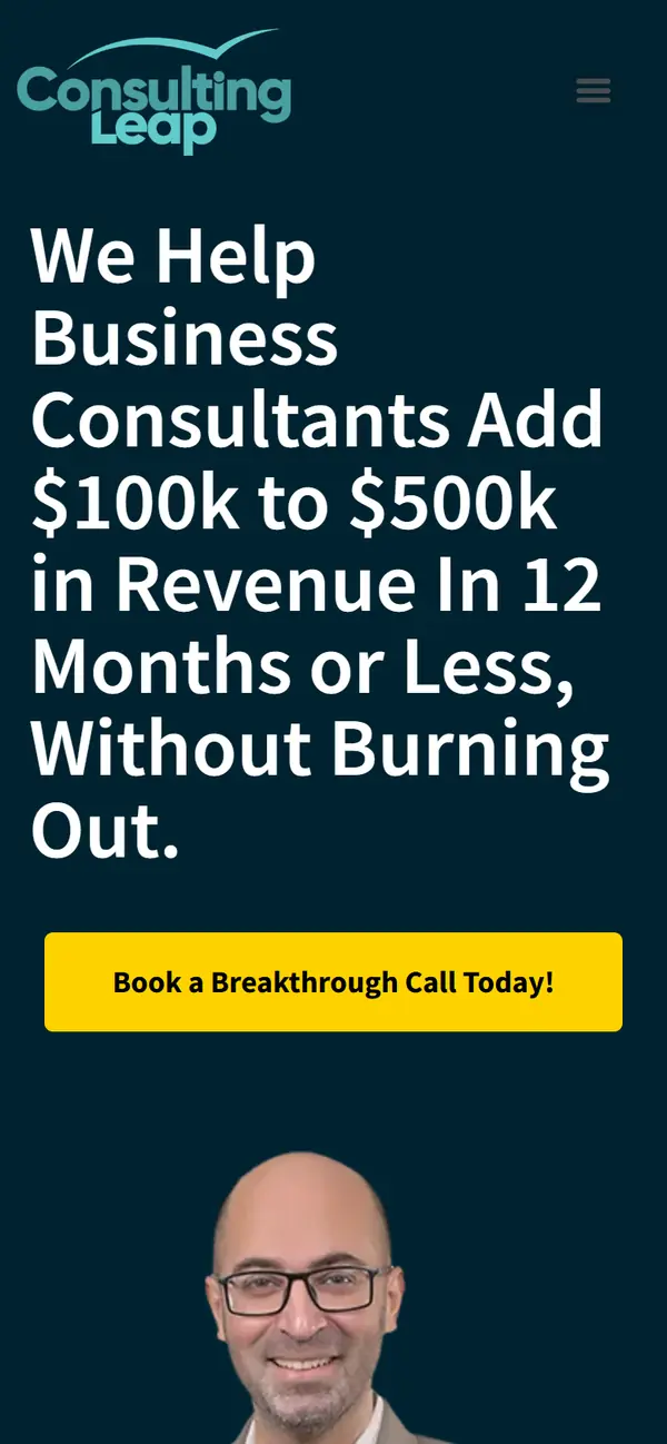 Consulting Leap on mobile