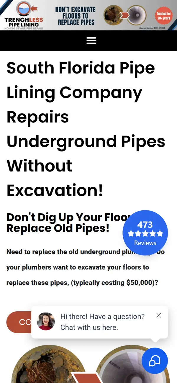 Craftsman Pipe Lining on mobile