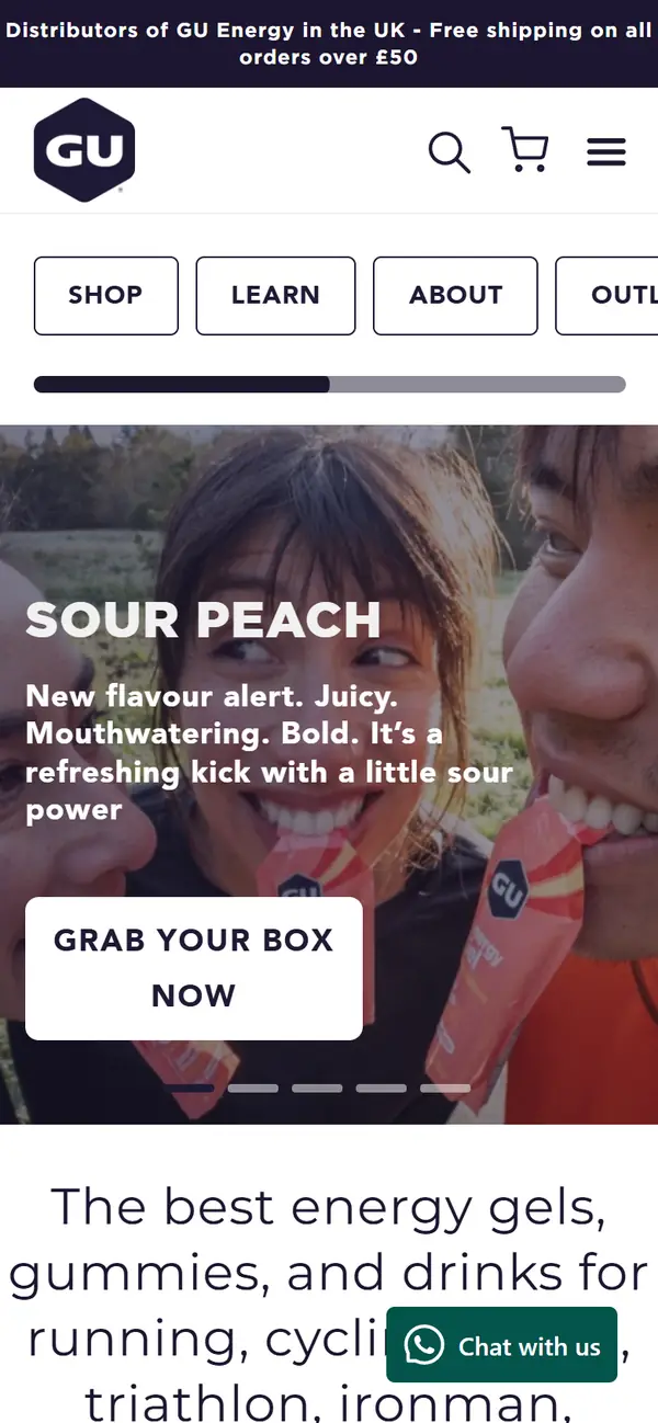 GU Energy UK on mobile