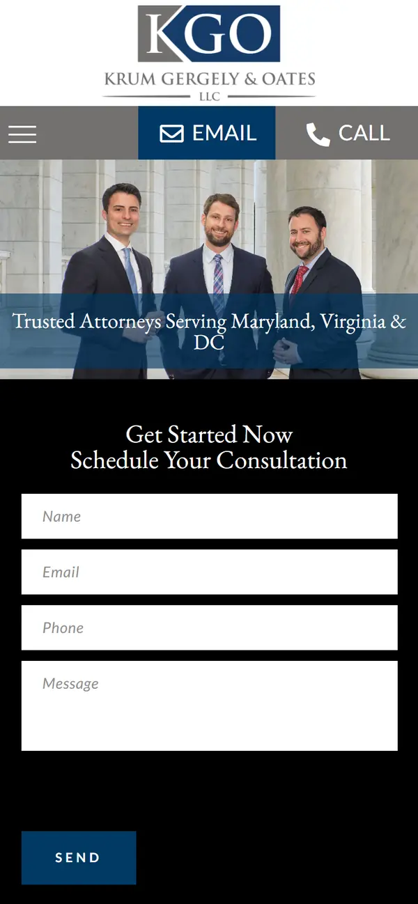 KGO Law Firm on mobile