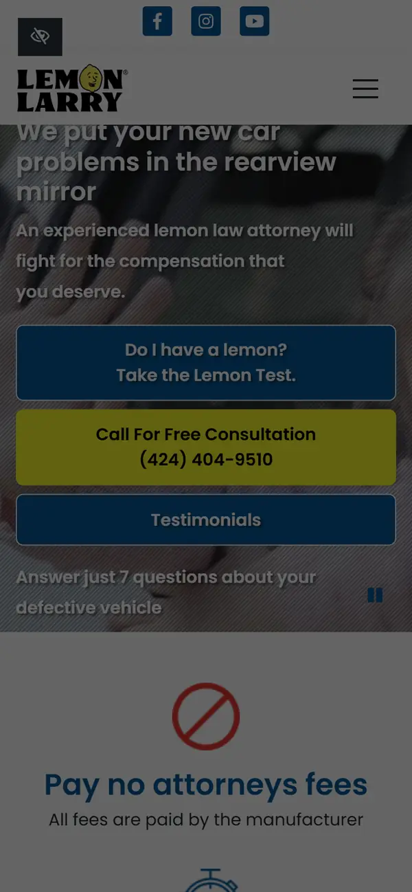 Lemon Larry on mobile