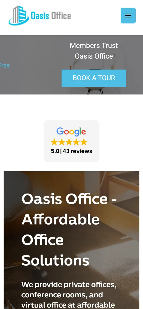 Oasis Office on mobile