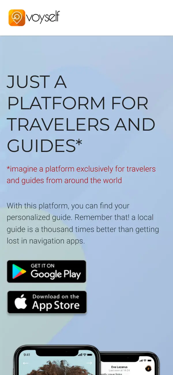 Voyself on mobile