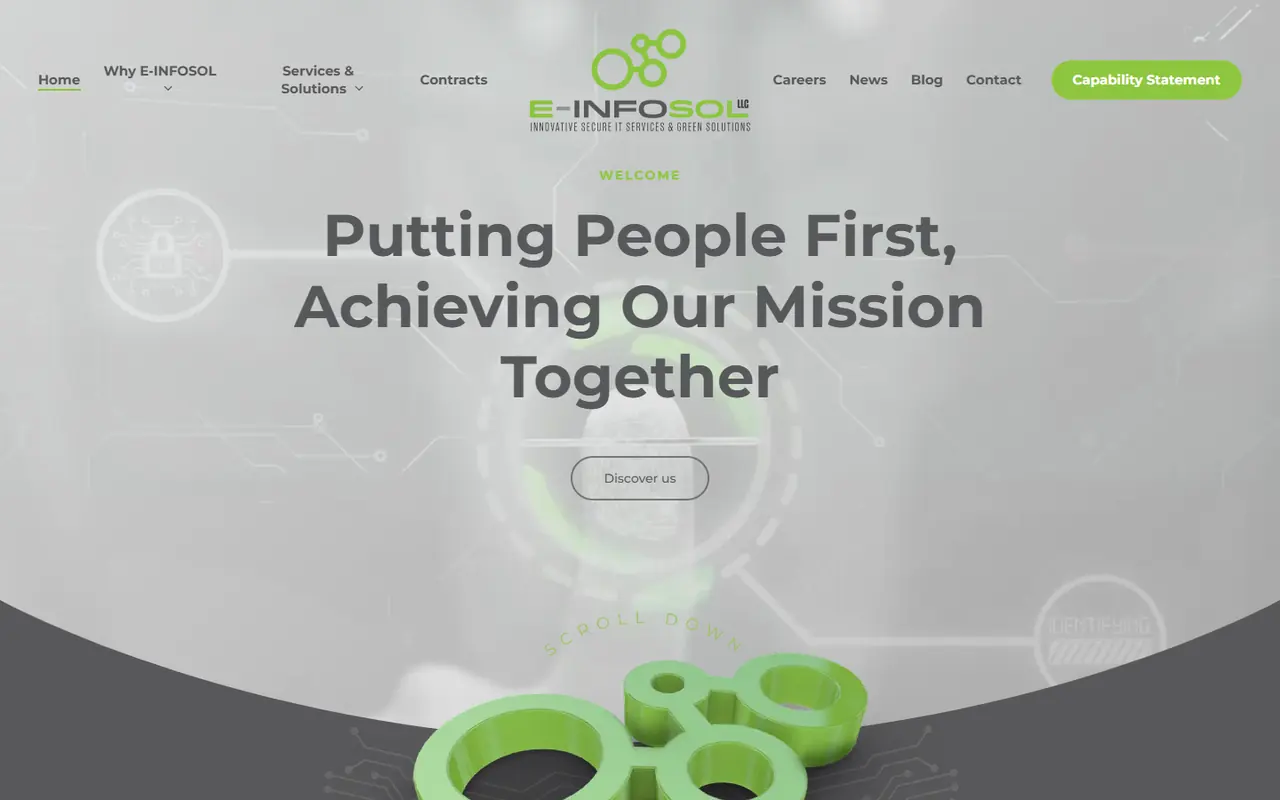 E-Infosol website screenshot