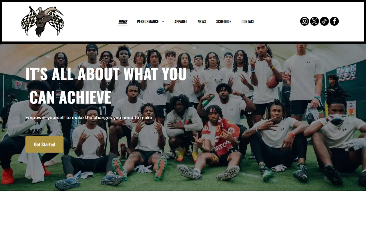 Goat Factory website screenshot