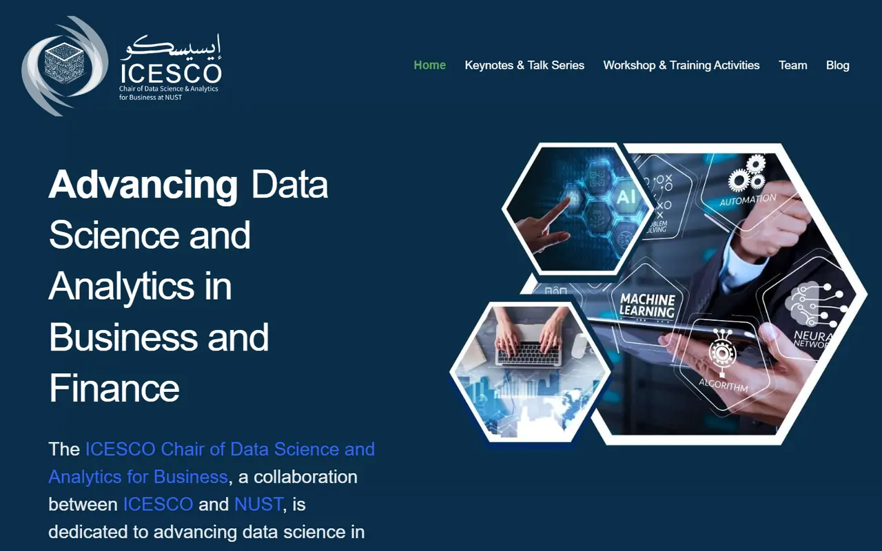 ICESCO Chair — NUST website screenshot