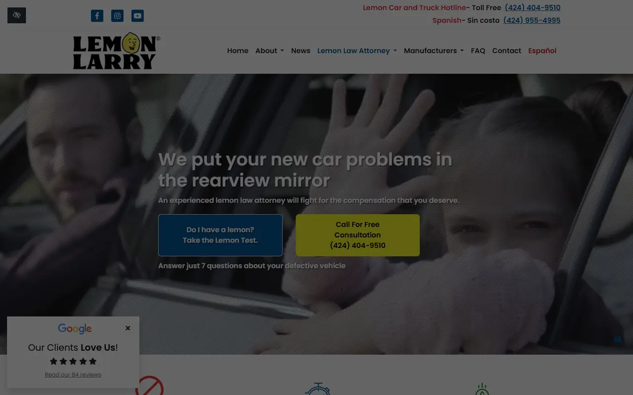 Lemon Larry website