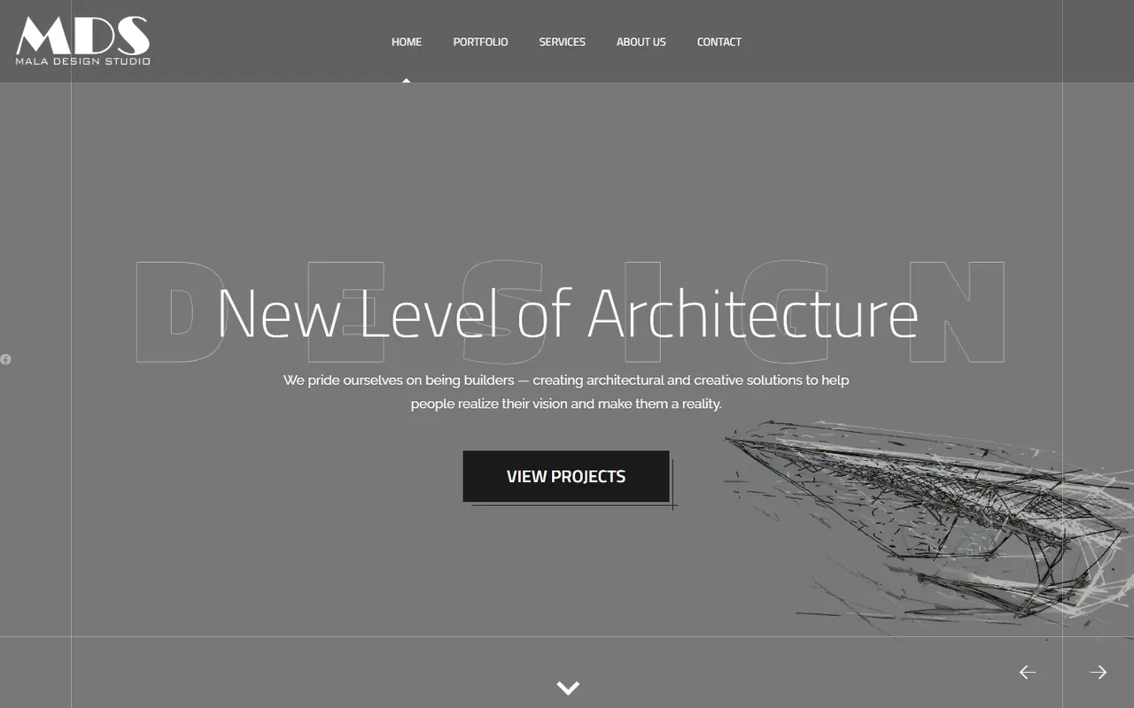 MD Studios website screenshot
