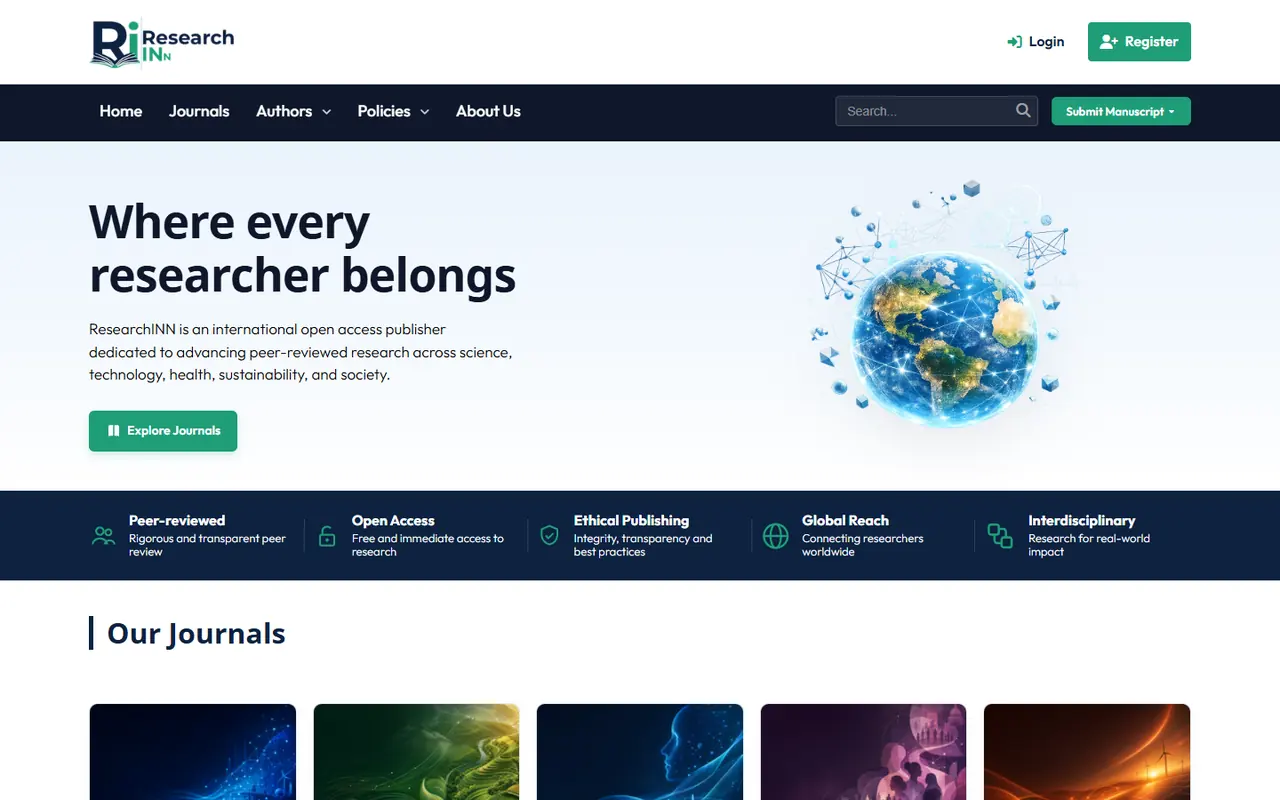 ResearchInn website screenshot