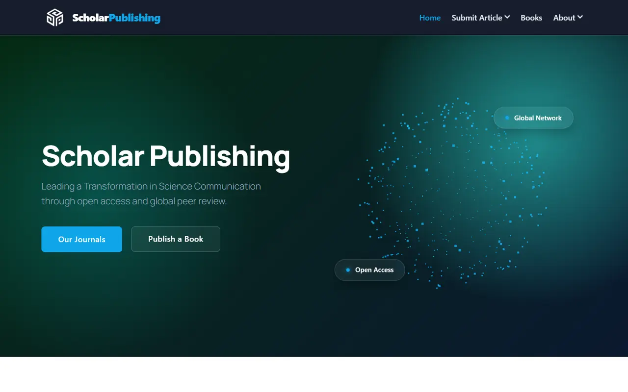 Scholar Publishing WordPress website